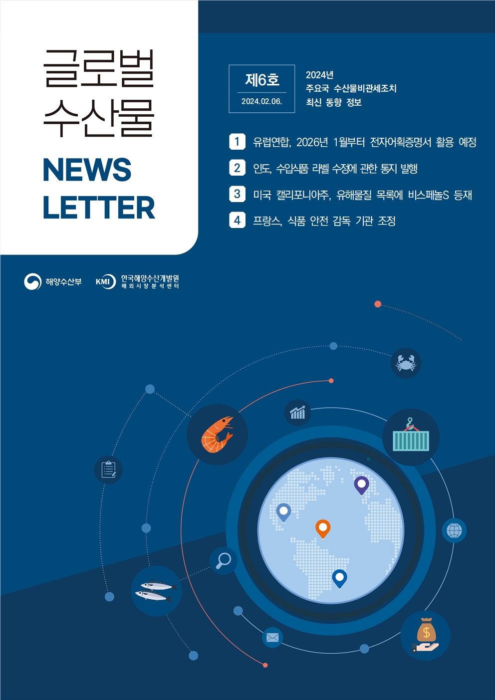 2024년 글로벌 수산물 News LETTER 제6호 표지